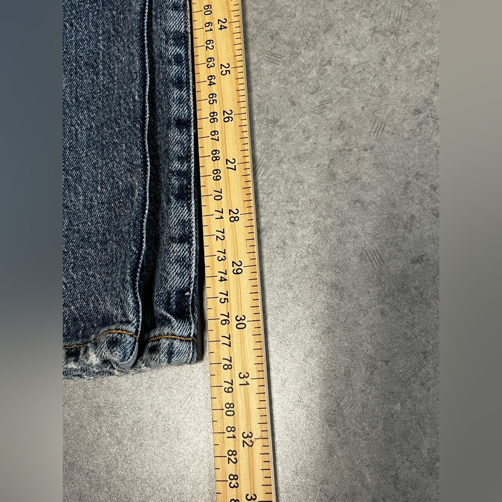 AGOLDE Harper Mid Rise Relaxed Straight Jeans in Fix—32 - Picture 12 of 14